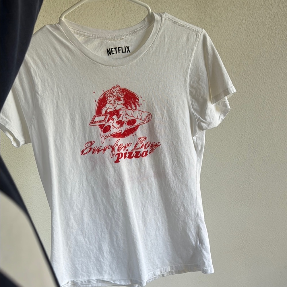 Netflix Surfer Boy Pizza T-Shirt